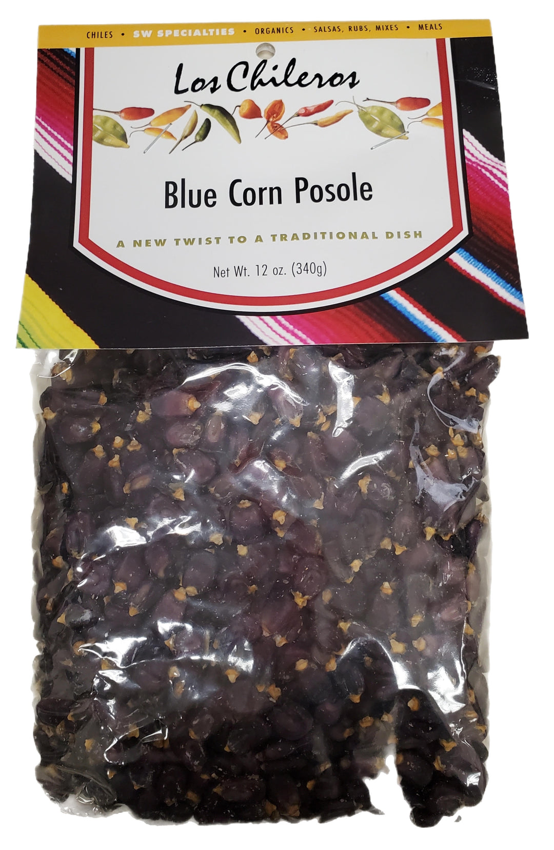 Posole de Maíz Azul Orgánico Los Chileros