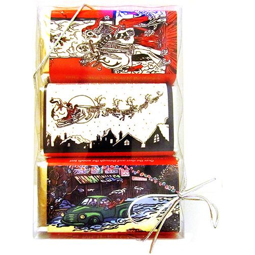 Los Muertos Holiday Chocolate Bar 3 Pack-#1 Ranked New Mexico Salsa &amp; Chile Powder | Made in New Mexico