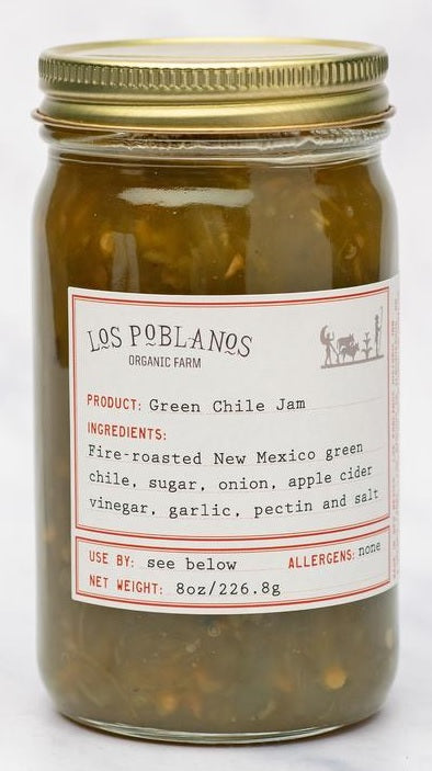 Los Poblanos Green Chile Jam-#1 Ranked New Mexico Salsa &amp; Chile Powder | Made in New Mexico