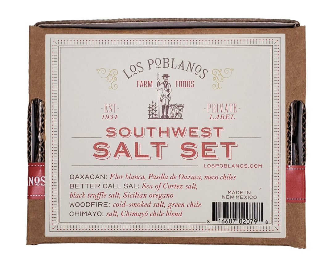 Set de regalo de sal del suroeste de Los Poblanos