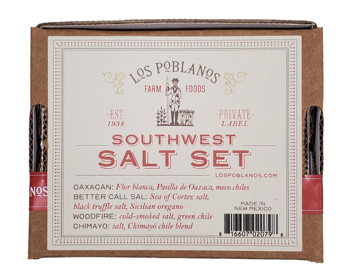Set de regalo de sal del suroeste de Los Poblanos