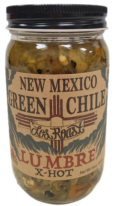 Los Roast Lumbre XHot Green Chile-Made in New Mexico