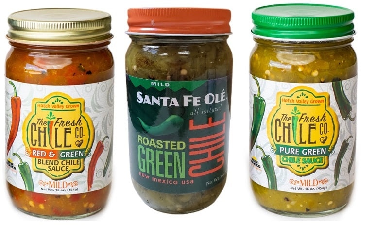 Mild Green Chile Bundle-#1 Ranked New Mexico Salsa &amp; Chile Powder | Made in New Mexico