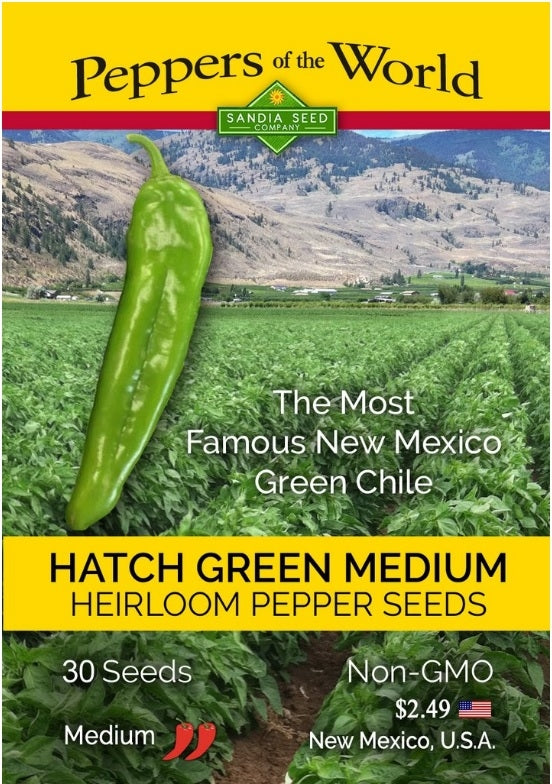 New Mexico Chile Seeds Medium: 3-Pack-#1 Ranked New Mexico Salsa &amp; Chile Powder | Made in New Mexico