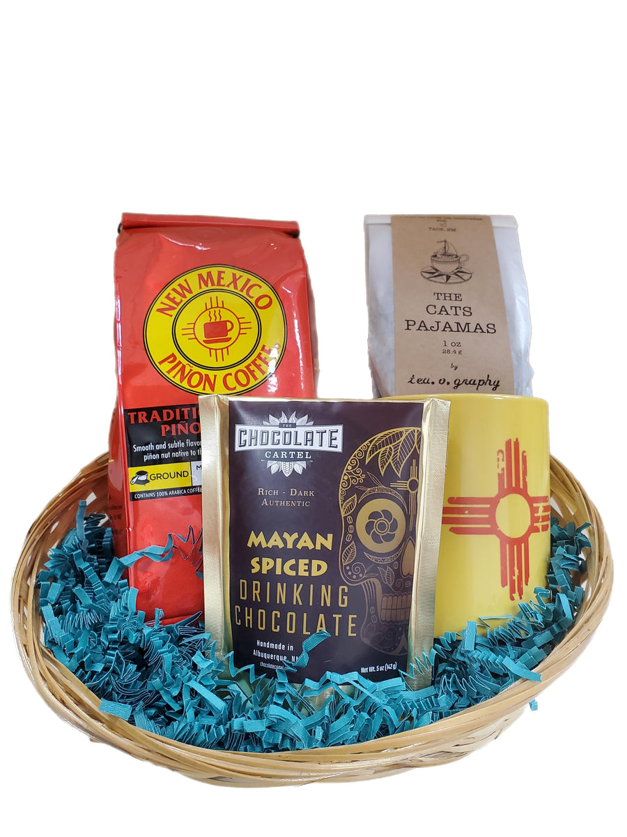 New Mexico Cozy Beverage Basket-Made in New Mexico