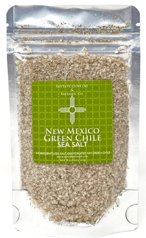 New Mexico Green Chile Sea Salt-#1 Ranked New Mexico Salsa &amp; Chile Powder | Made in New Mexico