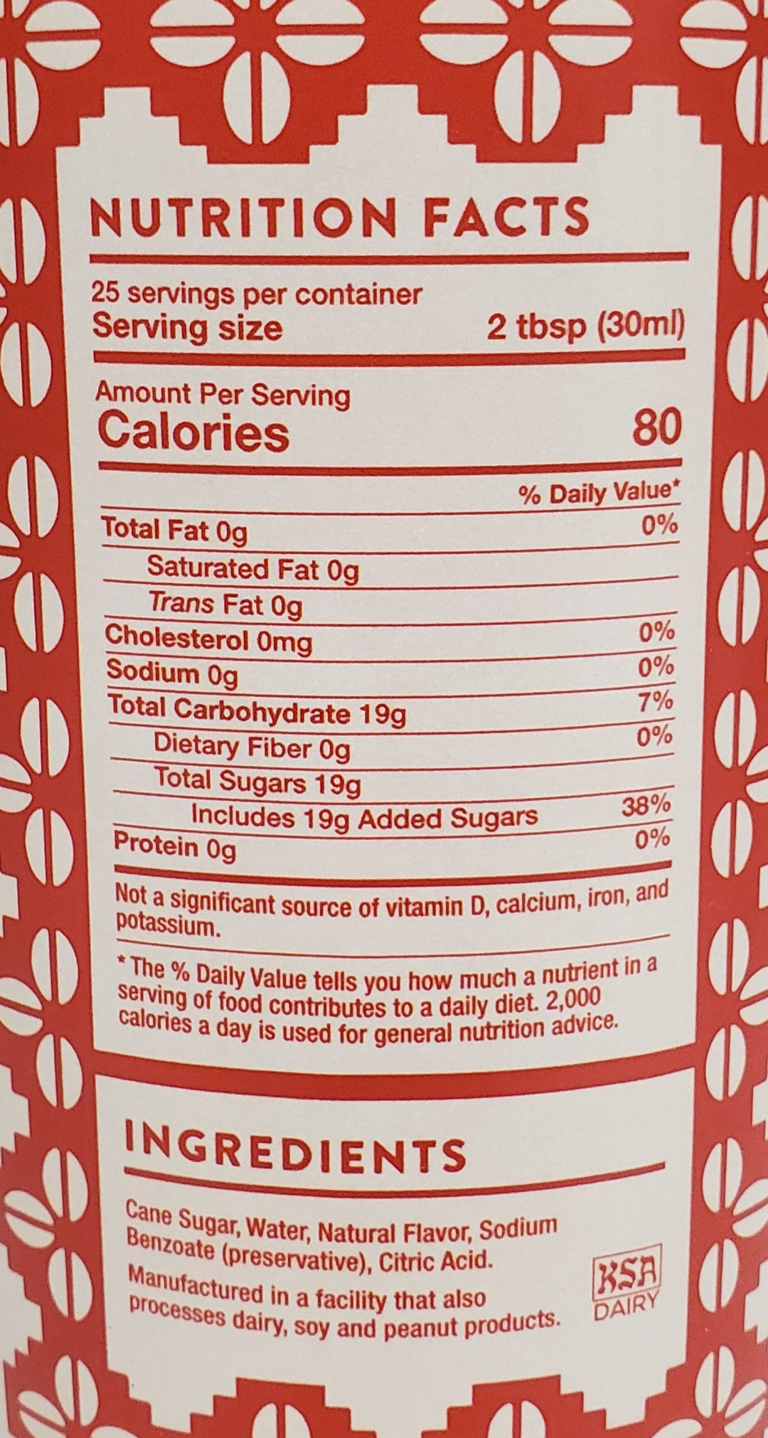 New Mexico Pinon coffee Syrups