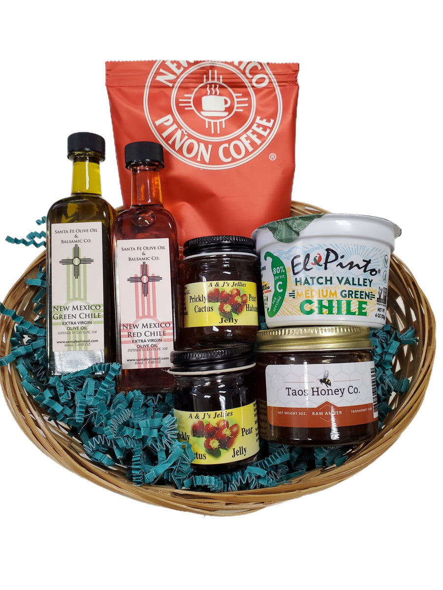 New Mexico Sampler Gift Basket-#1 Ranked New Mexico Salsa &amp; Chile Powder | Made in New Mexico