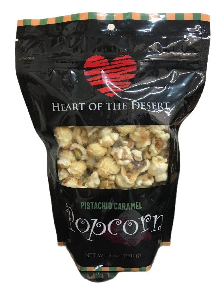 Pistachio Caramel Popcorn-#1 Ranked New Mexico Salsa &amp; Chile Powder | Made in New Mexico