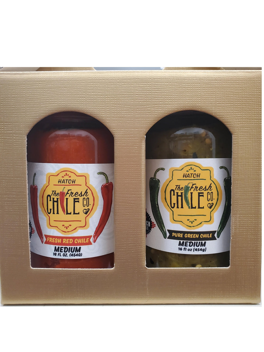 Pure Hatch Chile Sauce 2 Jar Gift Pack-#1 Ranked New Mexico Salsa &amp; Chile Powder | Made in New Mexico