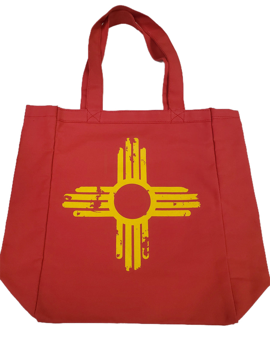 Red Zia Tote Bag-#1 Ranked New Mexico Salsa &amp; Chile Powder | Made in New Mexico