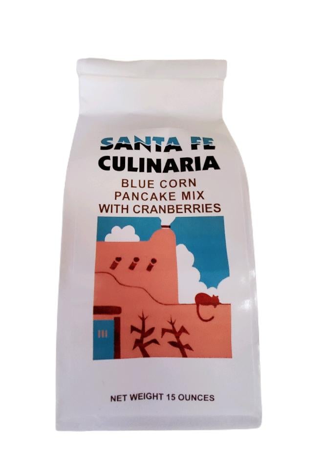 Santa Fe Culinaria Blue Corn Pancake Mixes-#1 Ranked New Mexico Salsa &amp; Chile Powder | Made in New Mexico