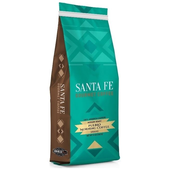 Buy Santa Fe Gourmet Coffee Pueblo Morning Ground-#1 Ranked New Mexico Salsa &amp; Chile Powder | Made in New Mexico