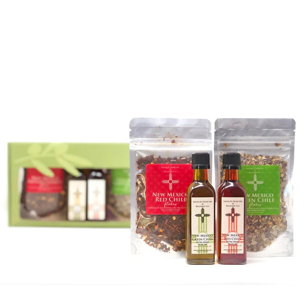 Set de aceite de oliva y escamas Santa Fe