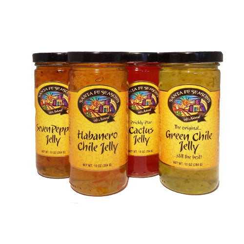 Santa Fe Seasons Seven Pepper Jelly-#1 Ranked New Mexico Salsa &amp; Chile Powder | Made in New Mexico