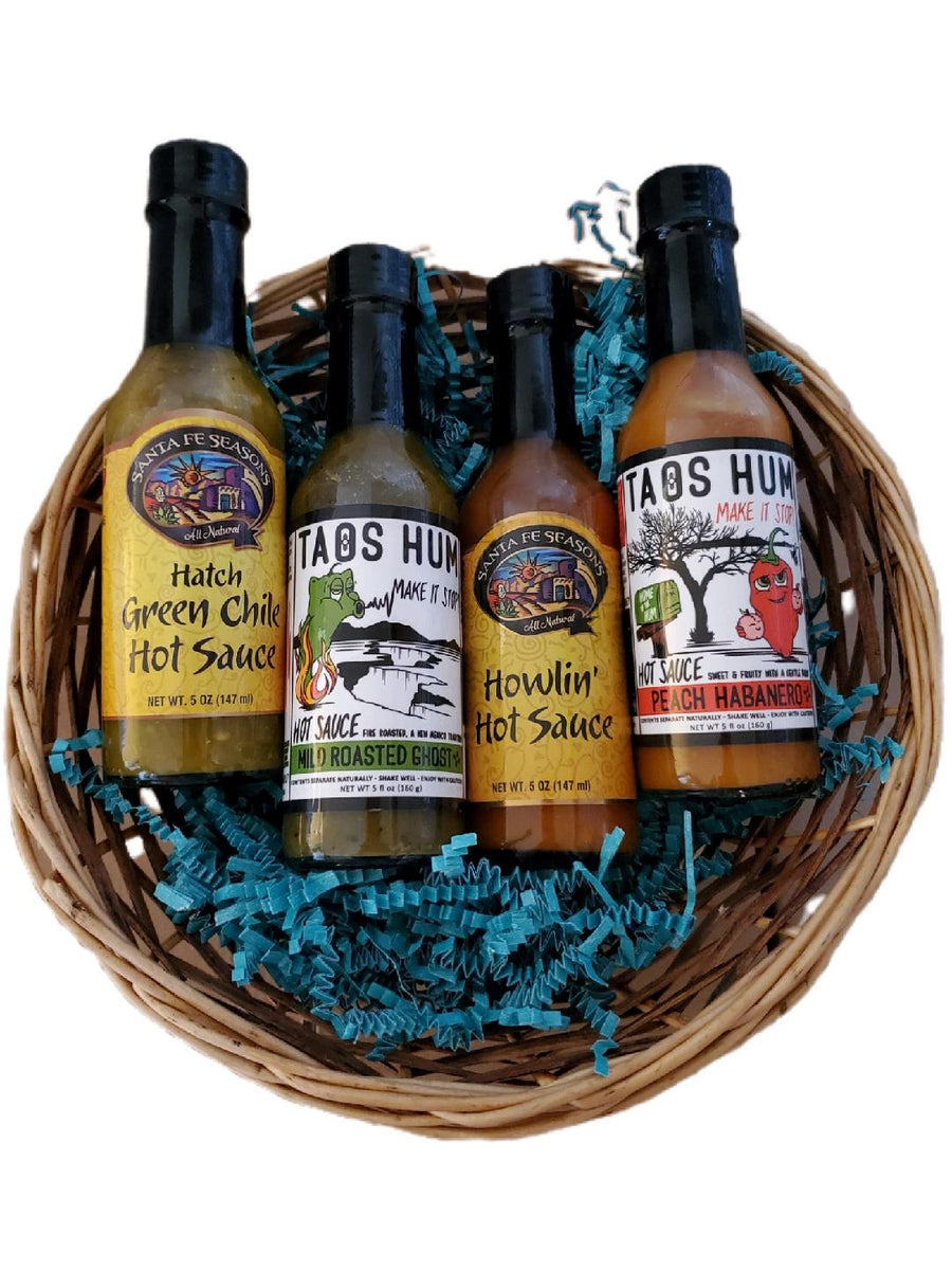 Some Like it Hot Gift Basket-#1 Ranked New Mexico Salsa &amp; Chile Powder | Made in New Mexico
