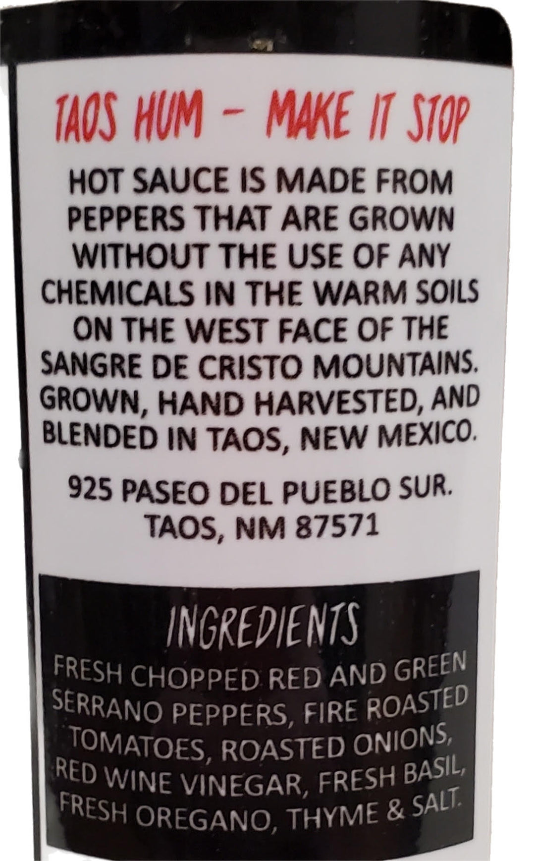 Taos Hum Hot Sauces