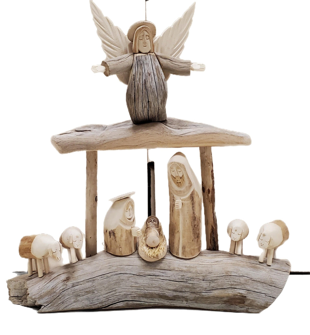 Wood Carved Nativities by Louise Ortega