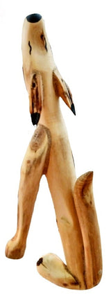 Wood Carved Coyotes by Elmer Alvarez