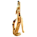Wood Carved Coyotes by Elmer Alvarez