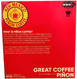 New Mexico Pinon Coffee Single Serve Brew Cups